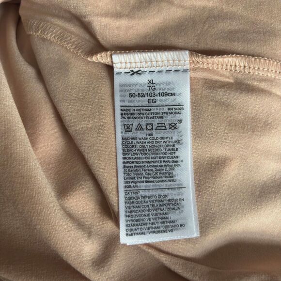 TRUE HUES. Banana Republic Blush Woman XL Super Soft Cotton Modal Spandex Top #F - Picture 4 of 4